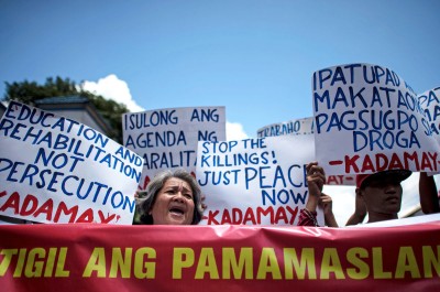 필리핀: 미확인 범인 및 경찰에 의한 살인 1700여건, 범죄 통제 아닌 무법성 드러낼 뿐
