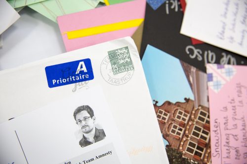 공익제보자 스노든의 사면을 촉구하는 100만의 목소리