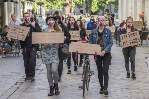 슬로바키아에서 임신중지를 제한하는 새로운 법을 논의하려 한다