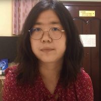 수감된 중국 기자 장 잔을 위한 편지쓰기
