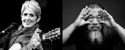 존 바에즈, 아이웨이웨이 ‘앰네스티 양심대사상’ 수상